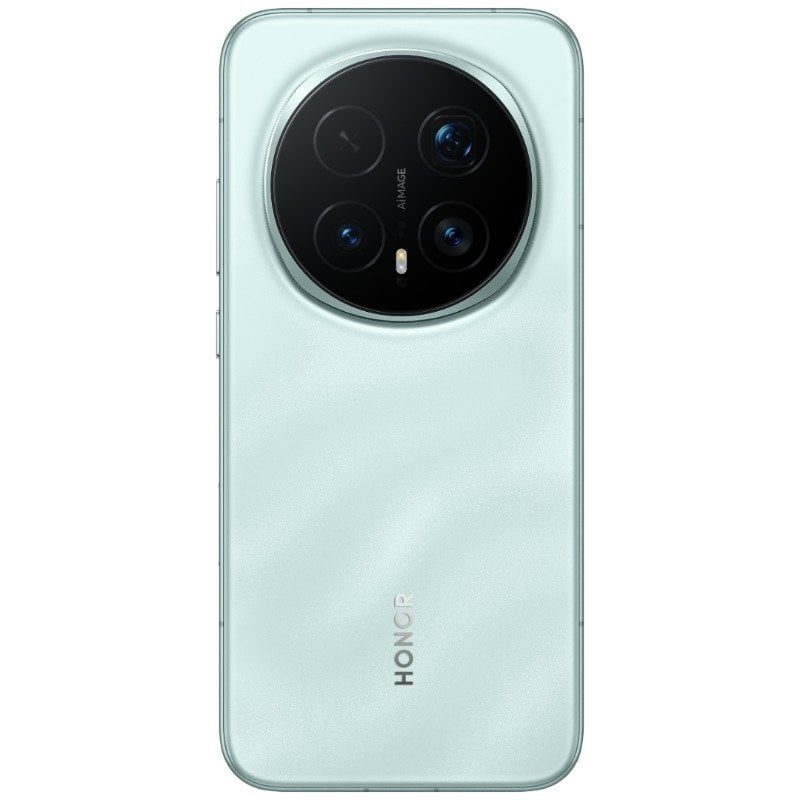 Smartphone Honor Magic 8 Pro en color Verde Menta (Vista trasera detallada) - Kmaron Digital