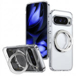Funda Magnética con Anillo Giratorio para Google Pixel (Transparente) | Kmaron Digital Chile