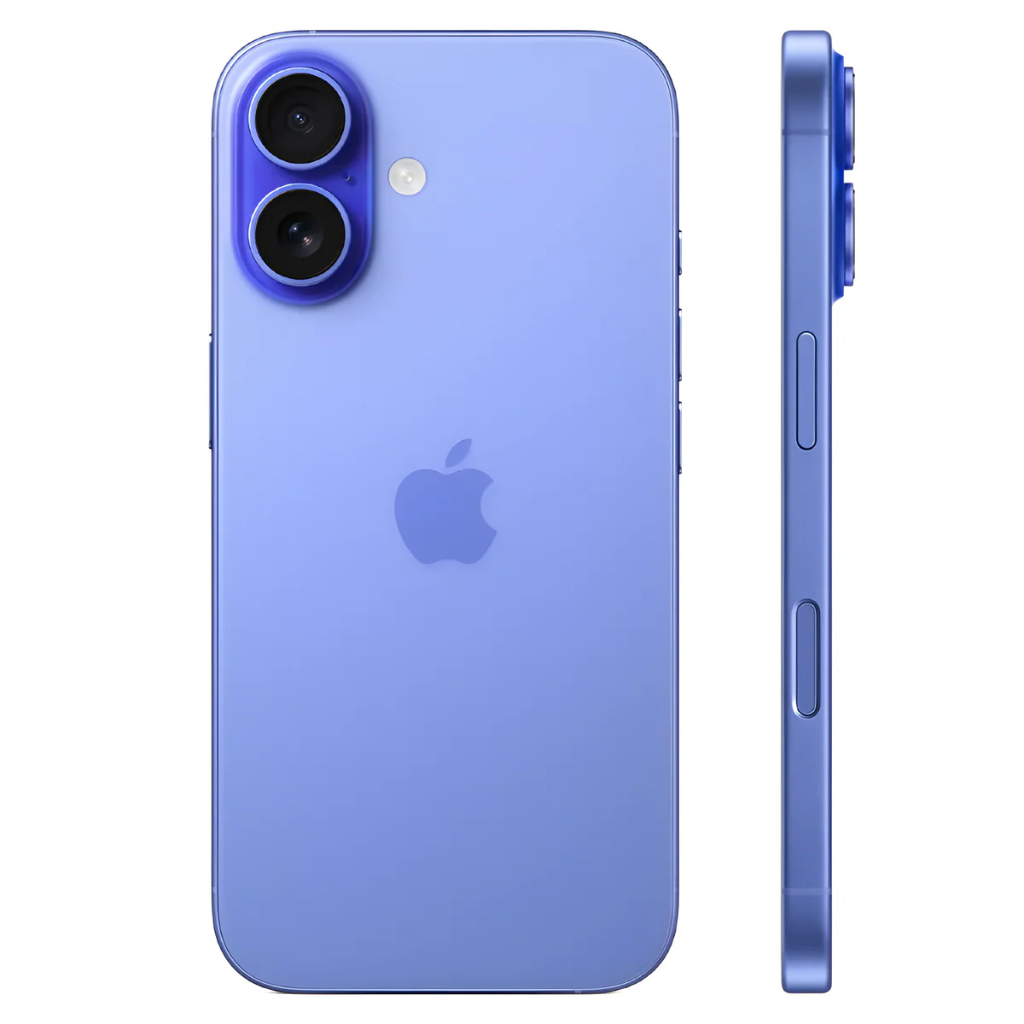 iPhone 16 - Azul Ultra Marino (Vista posterior de la cámara y cristal mate) - Kmaron Digital