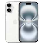 iPhone 16 - Blanco (Tres ángulos de visualización del dispositivo) - Kmaron Digital