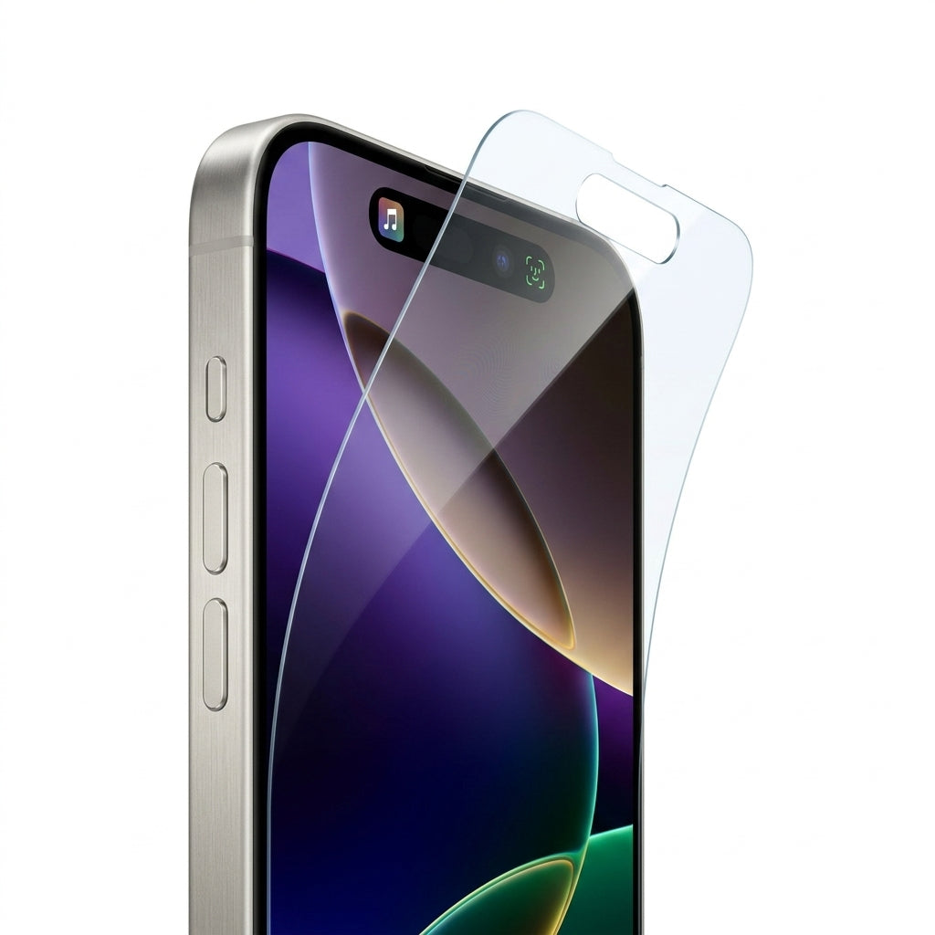 iPhone 17 - Blanco (Detalle frontal en primer plano) - Kmaron Digital