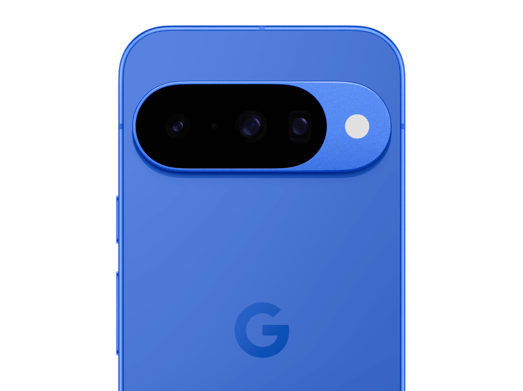 Google Pixel 10 - Indigo (Primer plano de la cámara trasera) - Kmaron Digital
