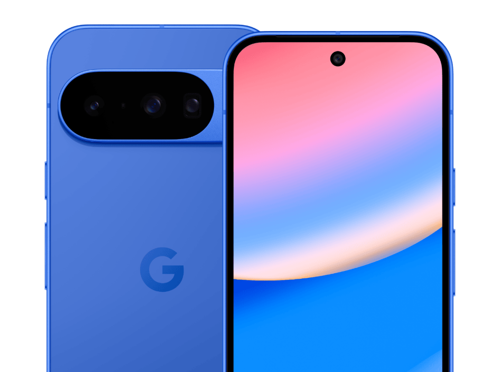 Google Pixel 10 - Indigo (Detalle de diseño en primer plano) - Kmaron Digital